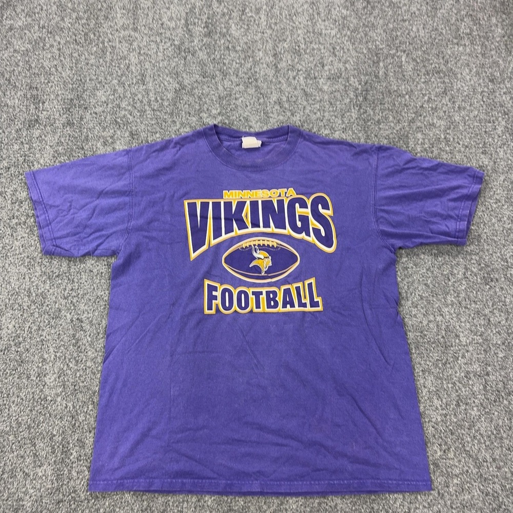 Vintage Minnesota Vikings Shirt Mens XL Purple NFL Football Graphic Tee NFL